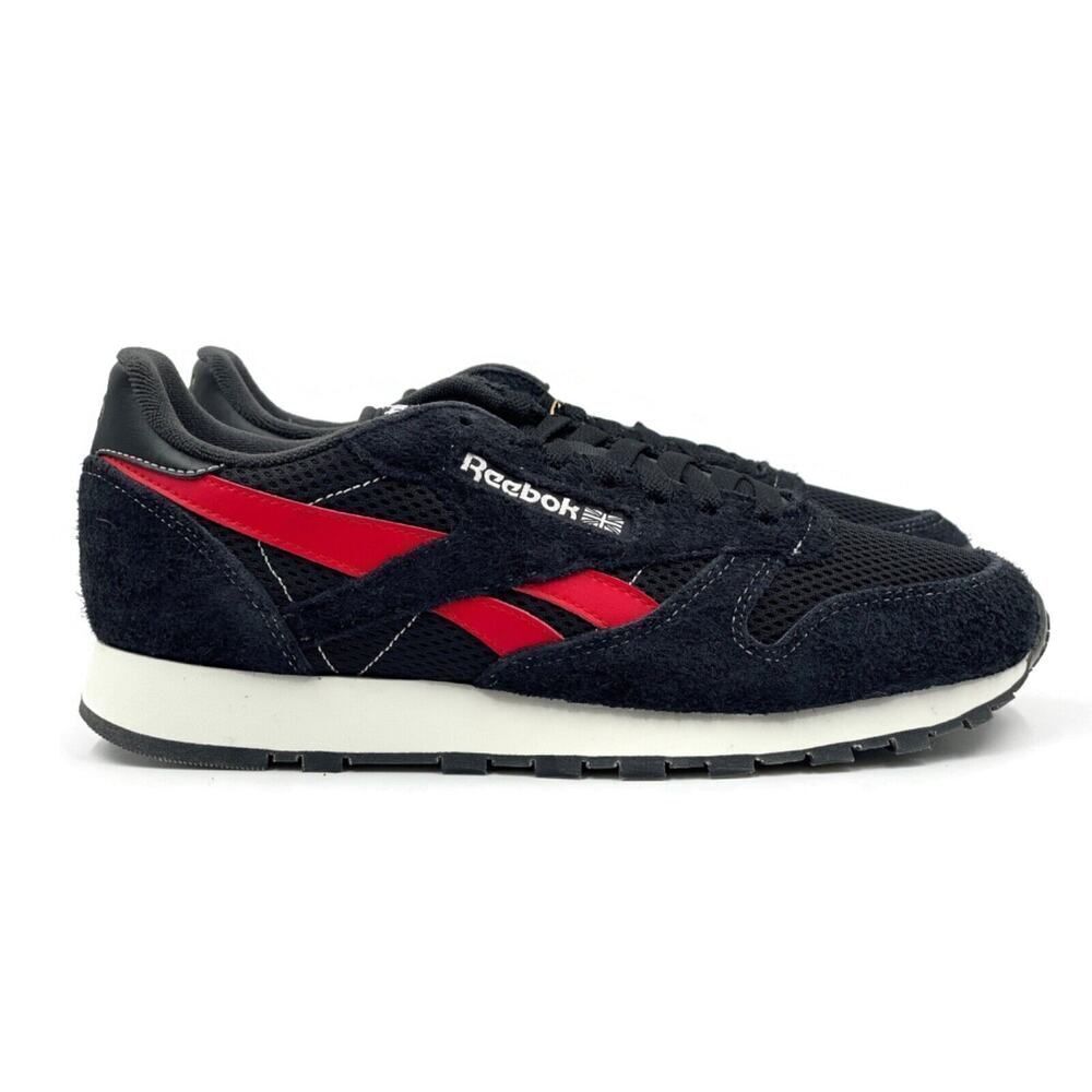 Reebok CL Leather Men Size 7-12 Casual Retro Running Shoe Black Fashion Sneaker